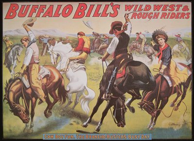 Plakat do Buffalo Billa (1846-1917) Wild West Show autorstwa American School