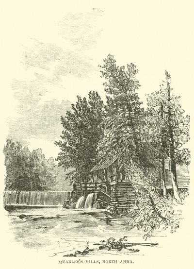 Quarless Mills, North Anna, maj 1864 autorstwa American School
