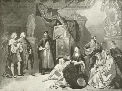 Raphael przedstawiony Da Vinci (wklęsłodruk) autorstwa American School