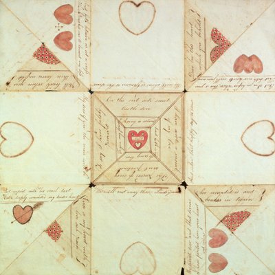 Sprawy Valentine, ok. 1760 autorstwa American School