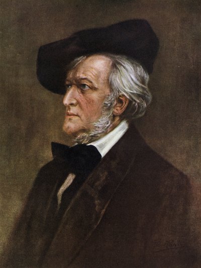Richard Wagner (litografia) autorstwa American School