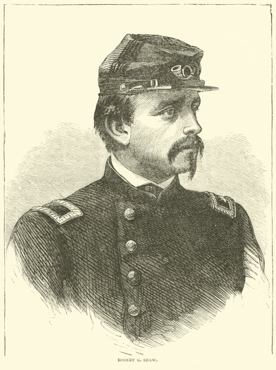 Robert G Shaw, lipiec 1863 r. autorstwa American School