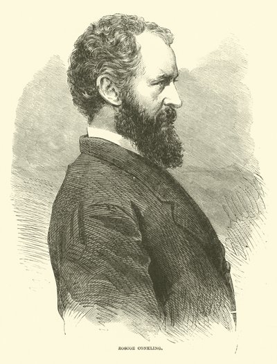 Roscoe Conkling, styczeń 1866 autorstwa American School