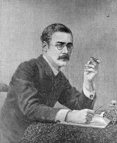 Rudyard Kipling (1865-1936) 1890 autorstwa American School