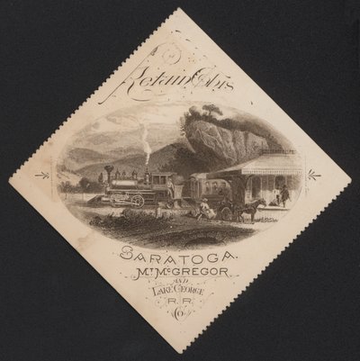 Saratoga, Góra McGregor, Jezioro George autorstwa American School
