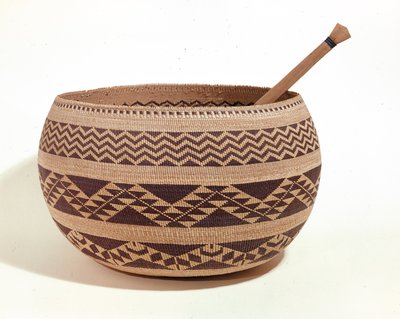 Kosz do gotowania Indian południowo-zachodnich (włókno tkane) autorstwa American School