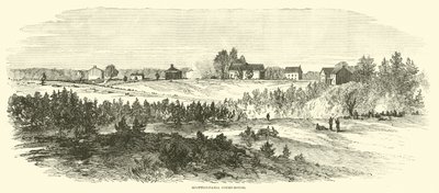 Gmach sądu w Spotsylwanii, maj 1864 r. autorstwa American School