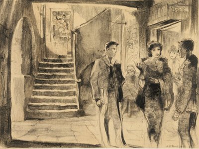 Storyboard z filmu „Amerykanin w Paryżu” autorstwa American School