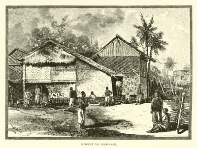 Ulica w Rangunie autorstwa American School