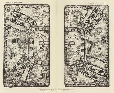 Bacab Codex Cortesianus Chart autorstwa American School