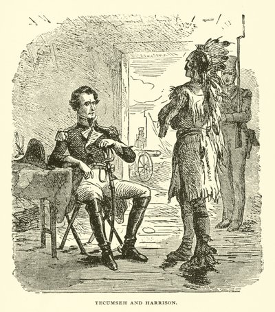 Tecumseh i Harrison autorstwa American School