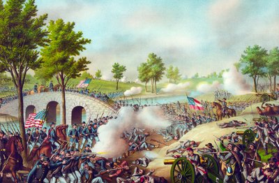Bitwa pod Antietam, 1862 autorstwa American School