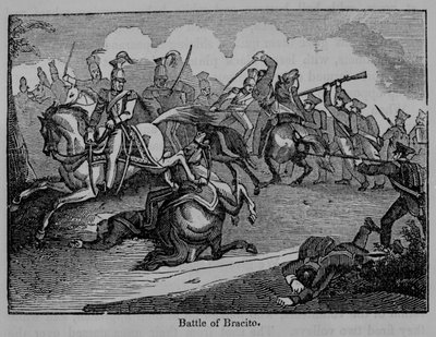 Bitwa pod Bracito, ilustracja z „A Pictorial History of Mexico and the Mexican War” Johna Frosta, opublikowanej w 1862 roku autorstwa American School