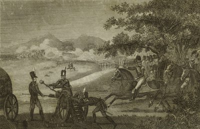 Bitwa pod Guilford, 1780-90 autorstwa American School