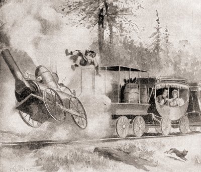 Najlepszy przyjaciel Charlestona, z „Historii naszego kraju”, opublikowanej w 1905 r. (litho) autorstwa American School