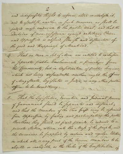 Karta Praw, kopia podpisana w Federal Hall, 1789 (tusz na papierze) autorstwa American School