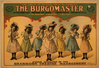 Burgomaster, ok. 1899 r. (litografia kolorowa) autorstwa American School