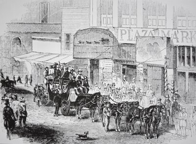 Butterfield Overland Mail Coach, opublikowany w Harper