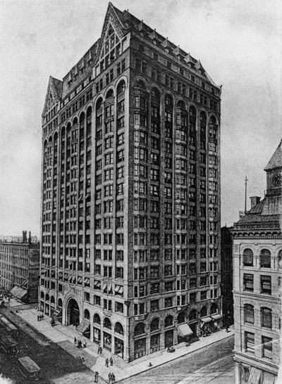 Kapitol, znany również jako Świątynia Masońska, Chicago, 1892-1939 autorstwa American School