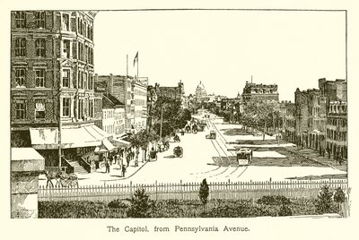 Kapitol, od Pennsylvania Avenue autorstwa American School