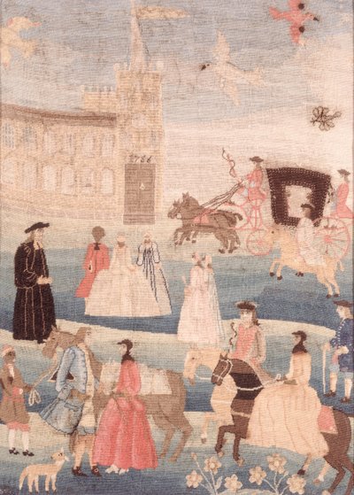 Gobelin ślubny Chandlera, ok. 1756 r. autorstwa American School