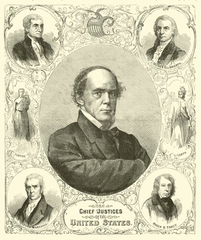 Sędziowie Naczelni Stanów Zjednoczonych, sierpień 1864 r autorstwa American School