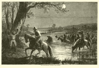 Konfederaci przeprawiają się przez Potomac, wrzesień 1862 autorstwa American School
