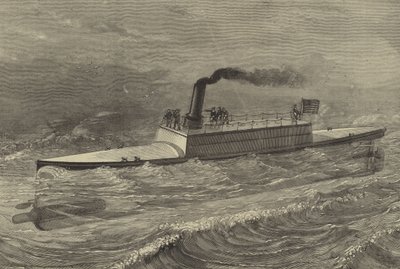 Niszczyciel, statek torpedowy kapitana Ericssona autorstwa American School