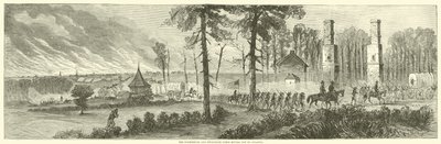 Czternasty i dwudziesty korpus wyprowadza się z Atlanty, listopad 1864 r autorstwa American School
