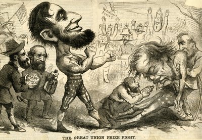 Walka o nagrodę Wielkiej Unii, 1861 autorstwa American School