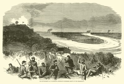 Inwestycja Vicksburga, Shermany skrajnie prawe nad Missisipi, maj 1863 r. autorstwa American School
