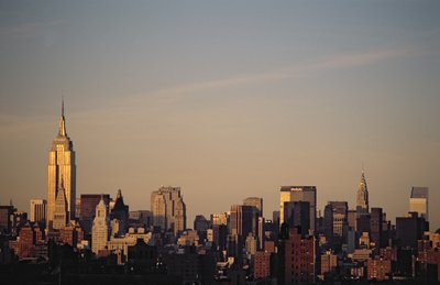 Skyline Manhattanu autorstwa American School