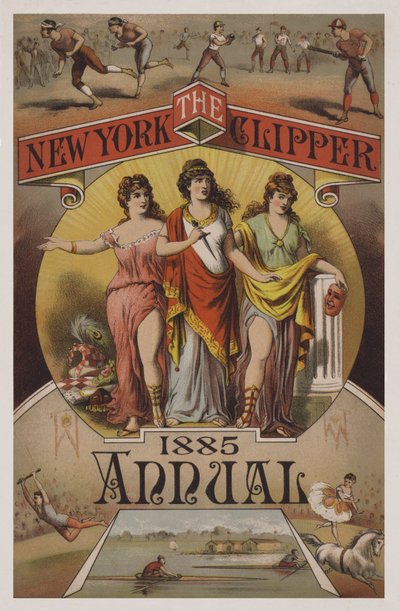 Roczny New York Clipper, 1885 autorstwa American School