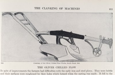 The Oliver Chilled Plough, z The Pageant of America, tom 3, Ralph Henry Gabriel, 1926 autorstwa American School