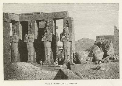 Ramesseum w Tebach autorstwa American School
