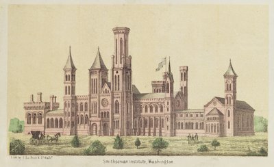 Smithsonian Institute w Waszyngtonie, wyd. E. Sachse autorstwa American School