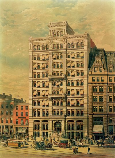 Budynek Standard Oil Company, 26 Broadway, Nowy Jork, wyd. autorstwa Root and Tinker, 1886 autorstwa American School