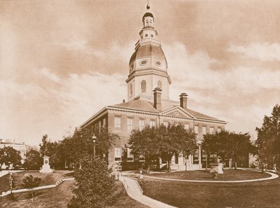 State House, Annapolis (fotograwiura) autorstwa American School