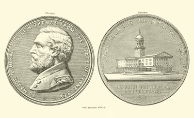 Medal Thomasa, październik 1863 r. autorstwa American School
