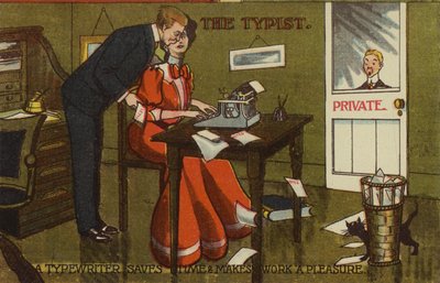 The Typist - maszyna do pisania oszczędza czas i sprawia, że praca staje się przyjemnością autorstwa American School