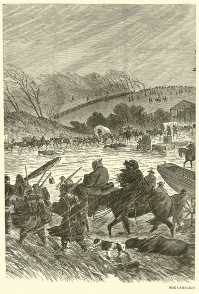 Kampania w błocie, styczeń 1863 autorstwa American School