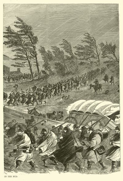 Kampania w błocie, styczeń 1863 autorstwa American School