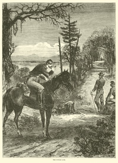 Linia kurierska, kwiecień 1863 autorstwa American School