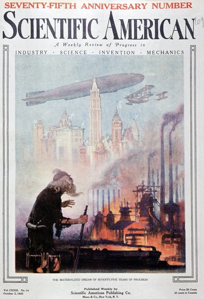 Marzenie zrealizowane 75 lat postępu - w „Scientific American” z 10.02.1920 r. autorstwa American School