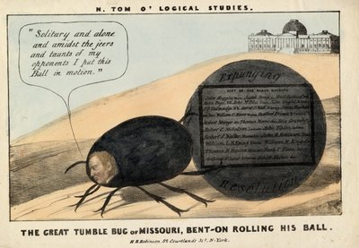 Wielki upadający błąd w Missouri: Benton toczący piłkę, 1837 autorstwa American School