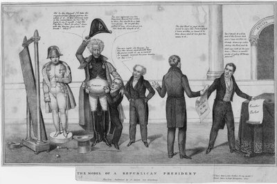 Model prezydenta republikańskiego, ok. 1832 autorstwa American School