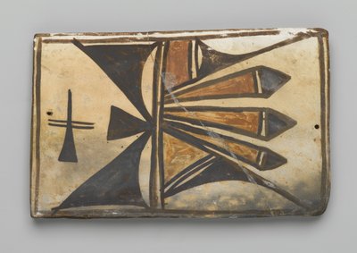 Płytka wykonana w Mesa w Arizonie przez lud Hopi (glina i poślizg) autorstwa American School