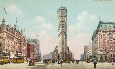 Times Square, Nowy Jork, ok. 1910 autorstwa American School