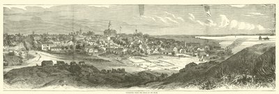 Vicksburg ze wzgórz na tyłach, maj 1863 autorstwa American School