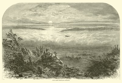 Widok z Maryland Heights, wrzesień 1862 autorstwa American School